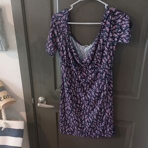 Floral Navy Dress